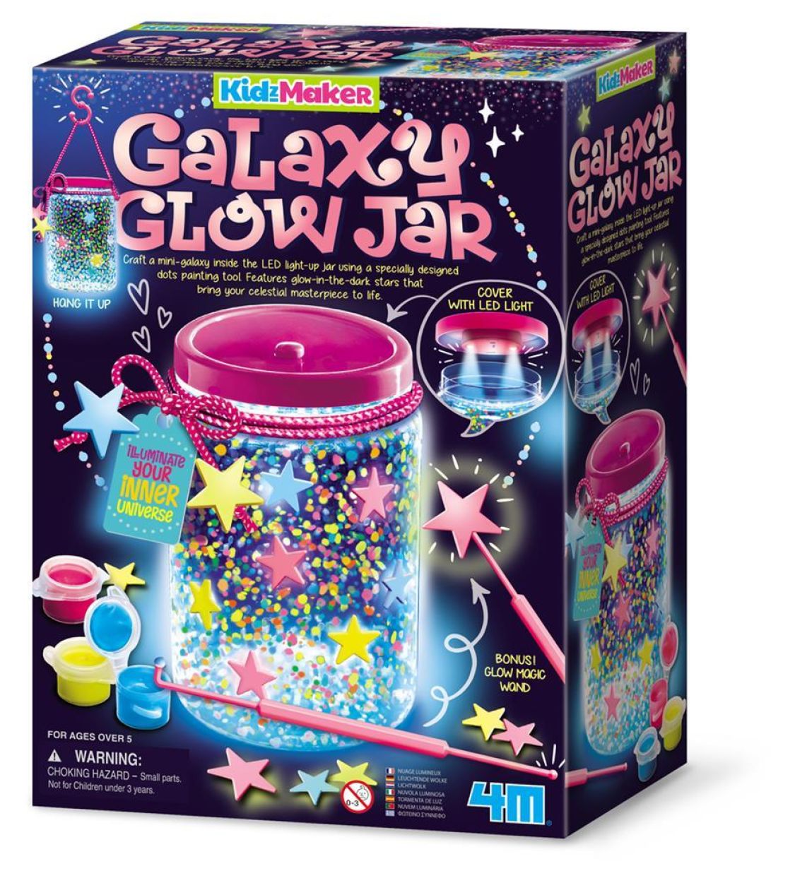 4M Galaxy Glow Jar (5604804) - SPADT - speelgoed met advies