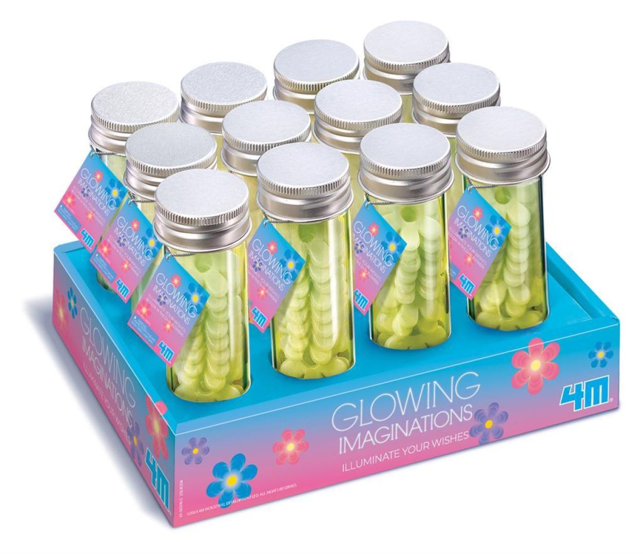4M Glow-in-the-dark Bloemen (5606309) - SPADT - speelgoed met advies