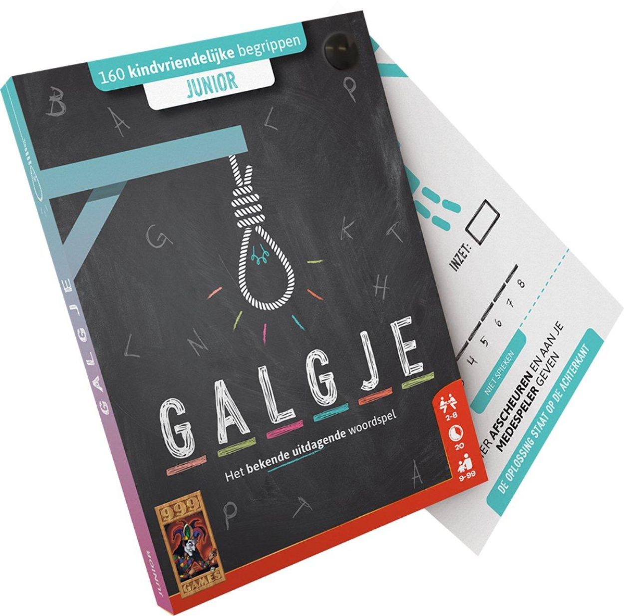 999 Games Galgje Junior (999-GAG02) - SPADT - speelgoed met advies