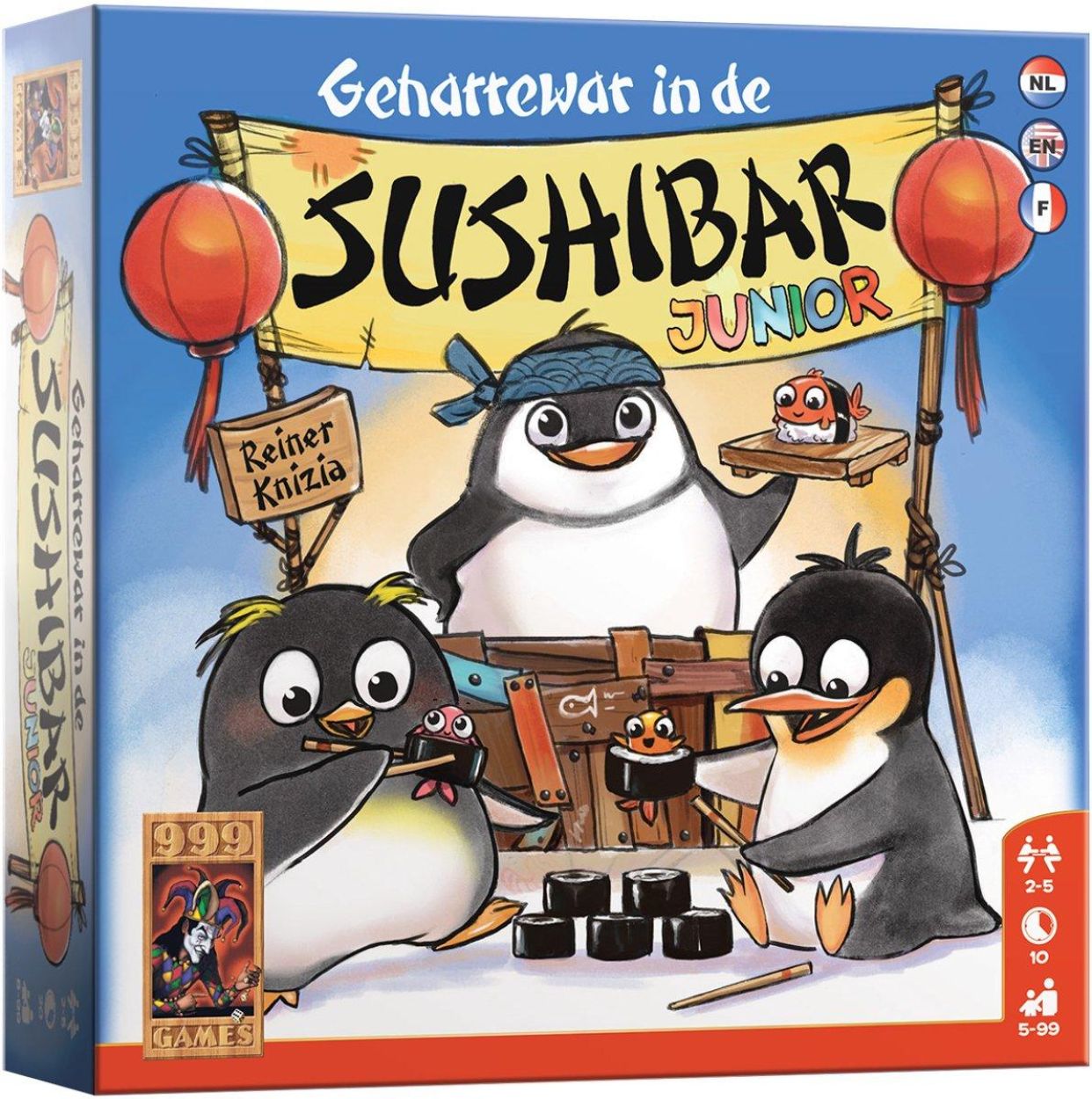 999 Games Geharrewar in de Sushibar Junior (999-SUS02) - SPADT - speelgoed met advies