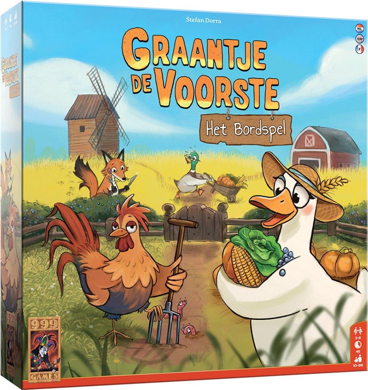 999 Games Graantje De Voorste Bordspel (999-GRV03) - SPADT - speelgoed met advies
