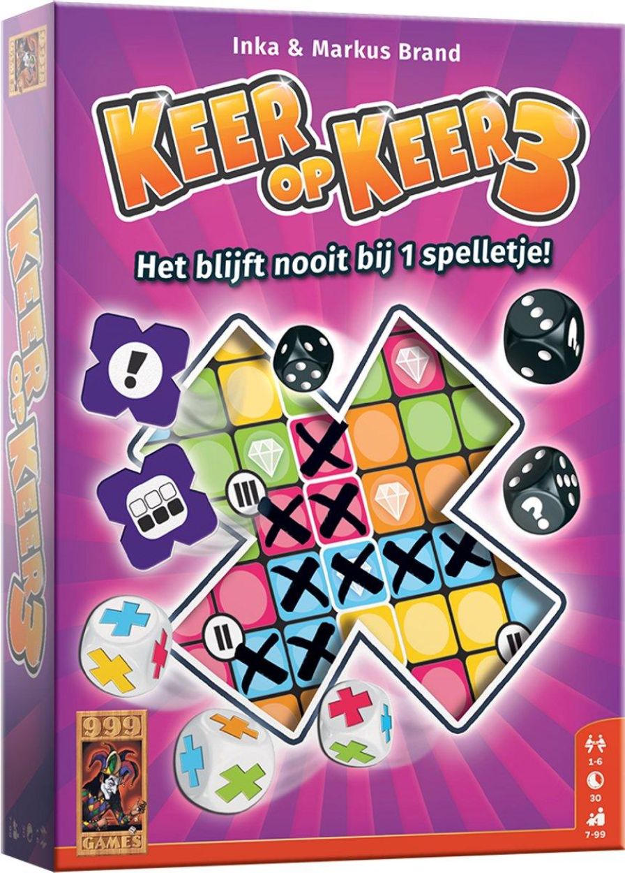 999 Games Keer op keer 3 (999-KEE10) - SPADT - speelgoed met advies