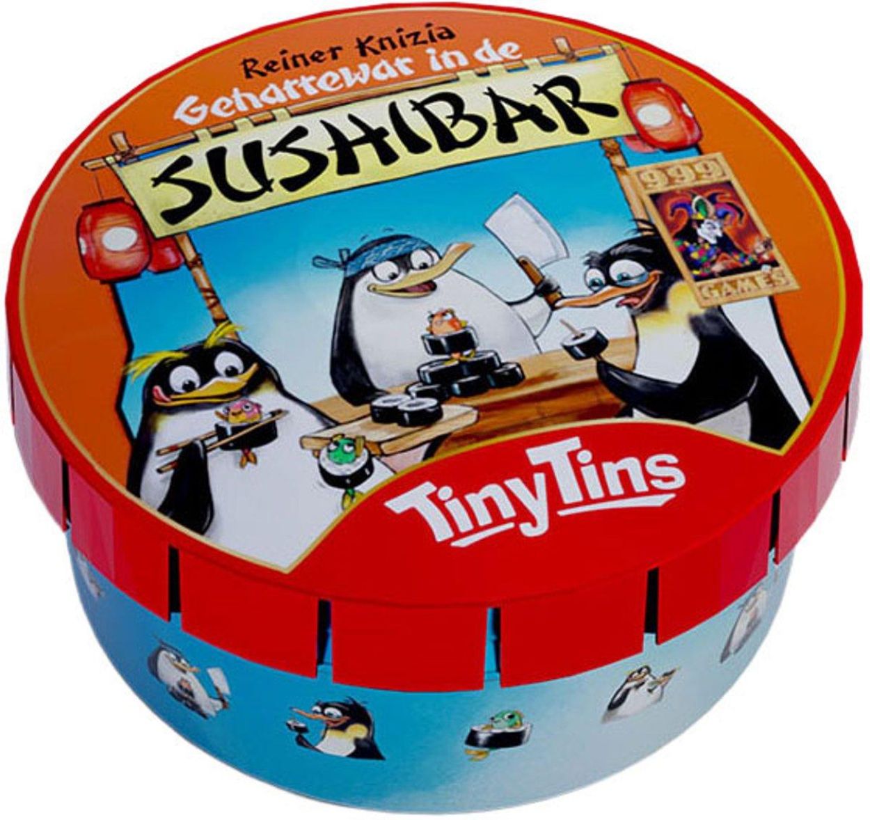 999 Games Tiny Tins Geharrewar in de Sushibar (999-SUS05) - SPADT - speelgoed met advies