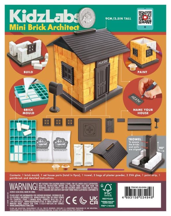 4M Architectuur met Mini-Bakstenen (5603494) - SPADT - speelgoed met advies