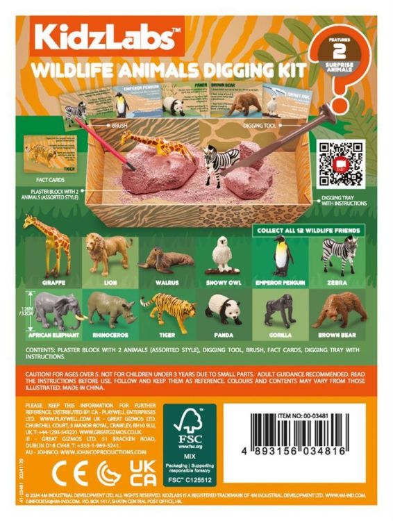 4M Graafset Wilde Dieren (5603481) - SPADT - speelgoed met advies