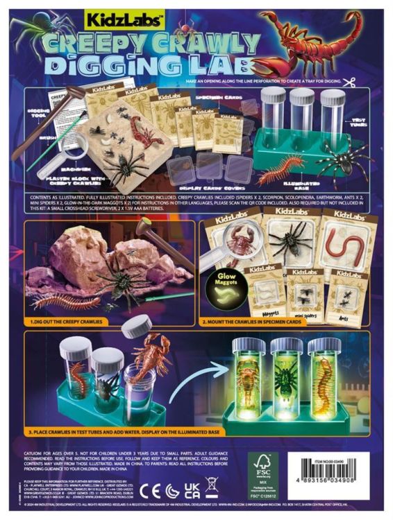 4M Opgraaflabo 'Creepy Crawly' (5603490) - SPADT - speelgoed met advies