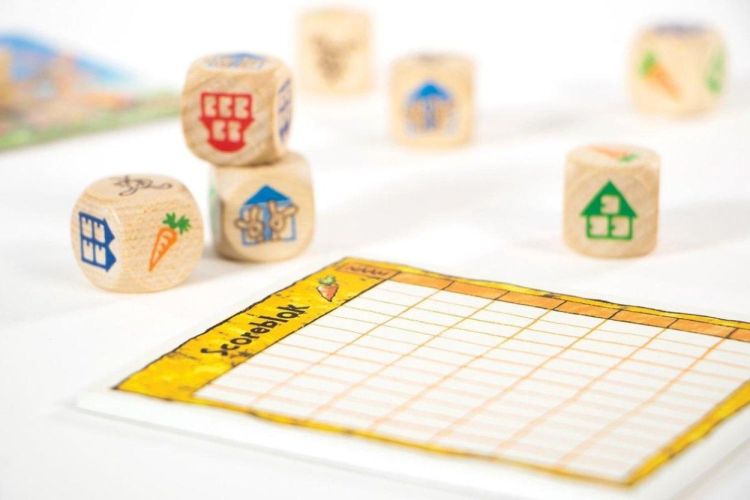 999 Games Konijnen Hokken Dobbelspel (999-KON01) - SPADT - speelgoed met advies