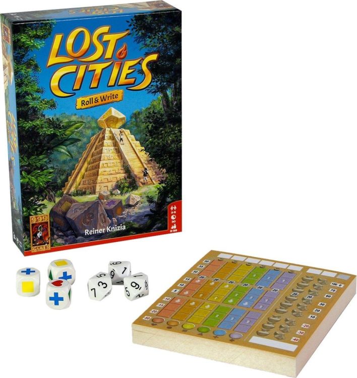 999 Games Lost Cities, Roll & Write (999-LOS06) - SPADT - speelgoed met advies