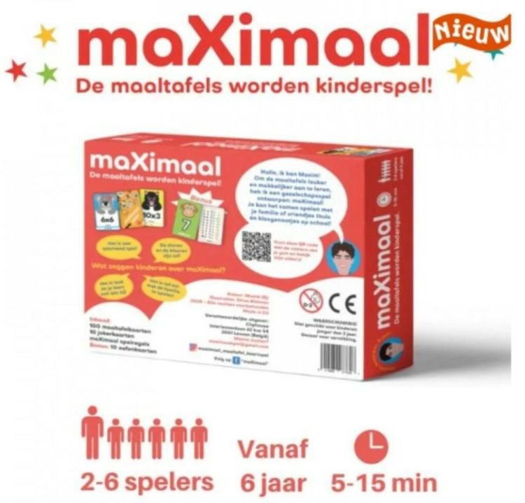  Maximaal 'Maaltafels' (MAXIM001) - SPADT - speelgoed met advies