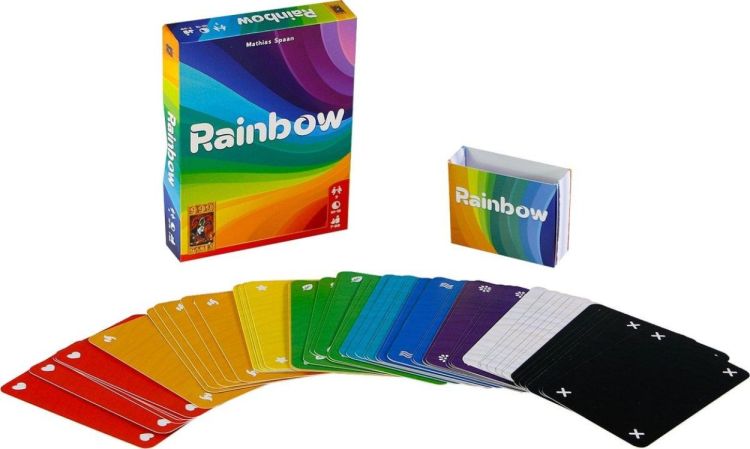 999 Games Rainbow, Kaartspel (999-RAI01) - SPADT - speelgoed met advies
