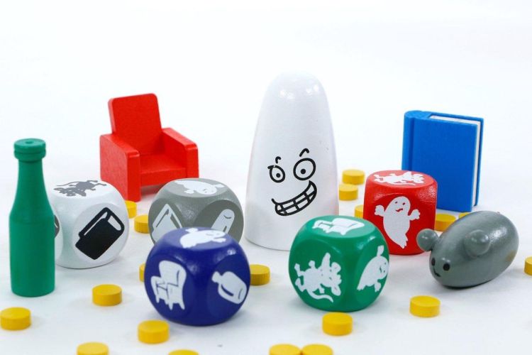 999 Games Vlotte Geesten Dobbelspel (999-VLO07) - SPADT - speelgoed met advies