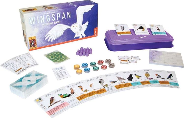 999 Games Wingspan 'Europa' - Uitbreiding (99-WIN02) - SPADT - speelgoed met advies