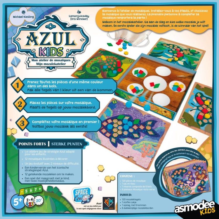 Asmodee Azul Kids () - SPADT - speelgoed met advies