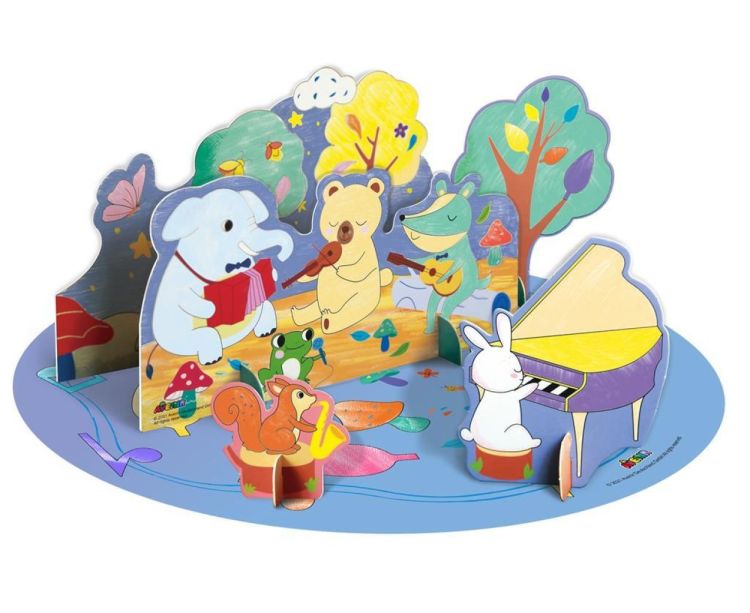 Avenir Crayon Activity Kit Wasco's 'Bos Concert' (7336018) - SPADT - speelgoed met advies