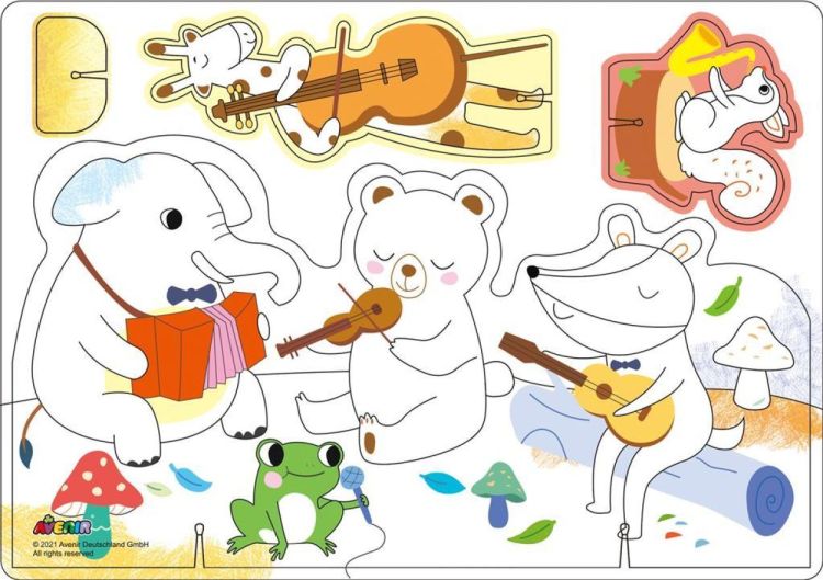 Avenir Crayon Activity Kit Wasco's 'Bos Concert' (7336018) - SPADT - speelgoed met advies