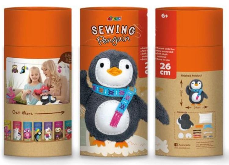 Avenir DIY Naaiset 'Pinguïn' (7331626) - SPADT - speelgoed met advies