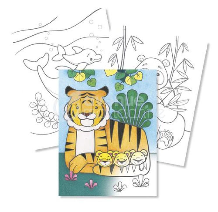 Avenue Mandarine Graffy Color 'Mama en Baby' (gy097c) - SPADT - speelgoed met advies