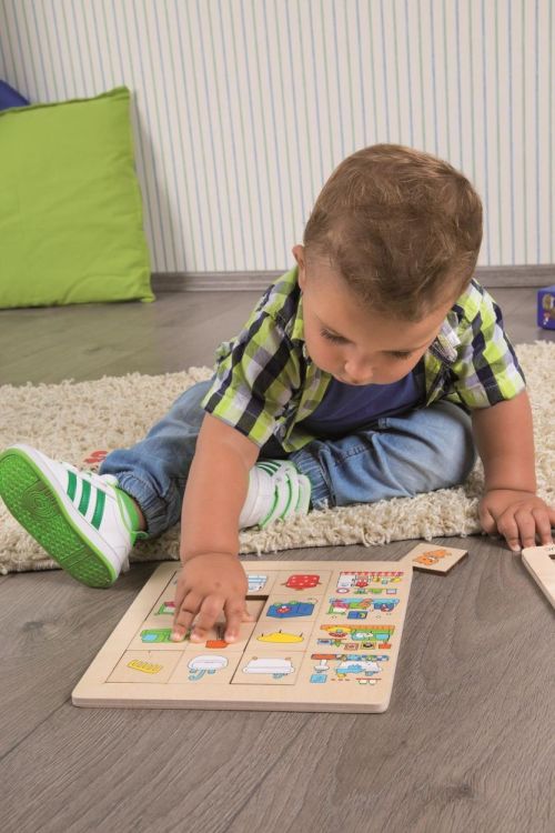 Beleduc Sorteerpuzzel 'Leefomgeving Dieren' (11050) - SPADT - speelgoed met advies