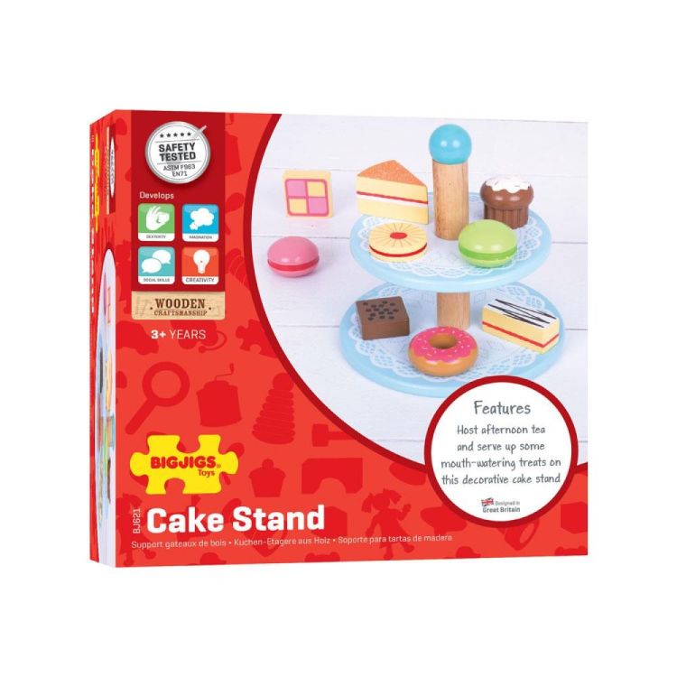 BIGJIGS Cake stand (bj621) - SPADT - speelgoed met advies