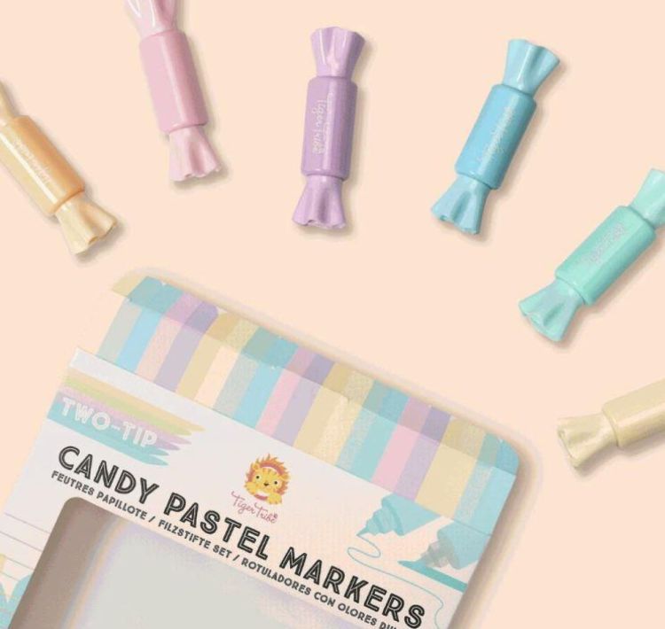 BIGJIGS Candy Pastel Markers (TR70131) - SPADT - speelgoed met advies