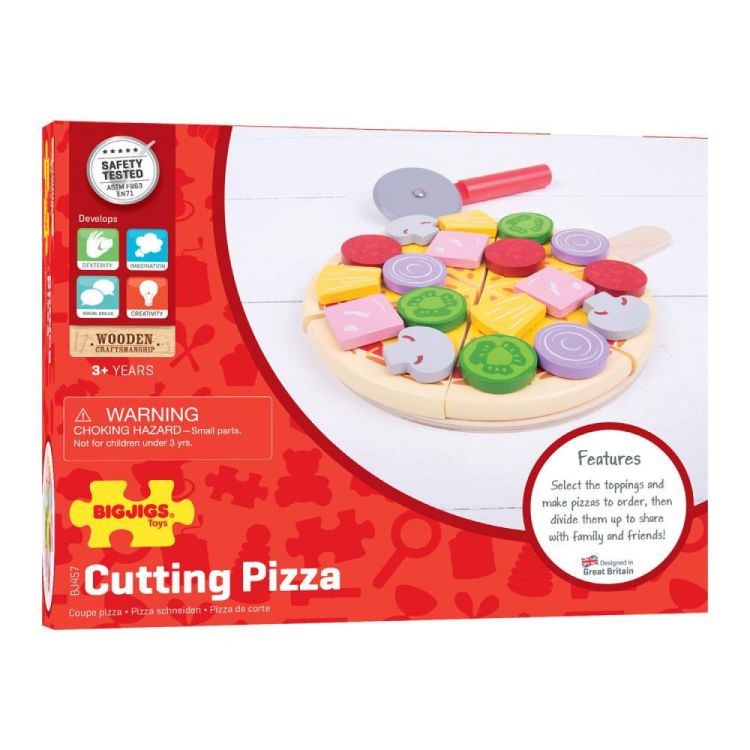 BIGJIGS Pizzaset (bj457) - SPADT - speelgoed met advies