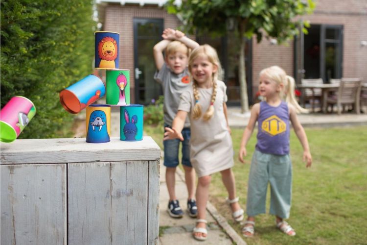 BS Toys Blikgooien Dieren (ga362) - SPADT - speelgoed met advies