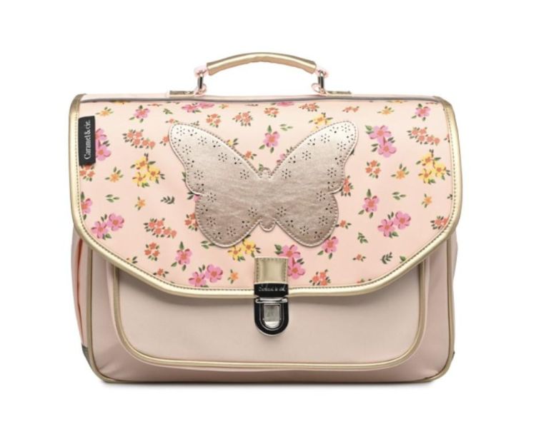 Caramel et Cie Caramel & Cie Boekentas 'Papillon Liberty Rose' (M) (MSA09_0227) - SPADT - speelgoed met advies