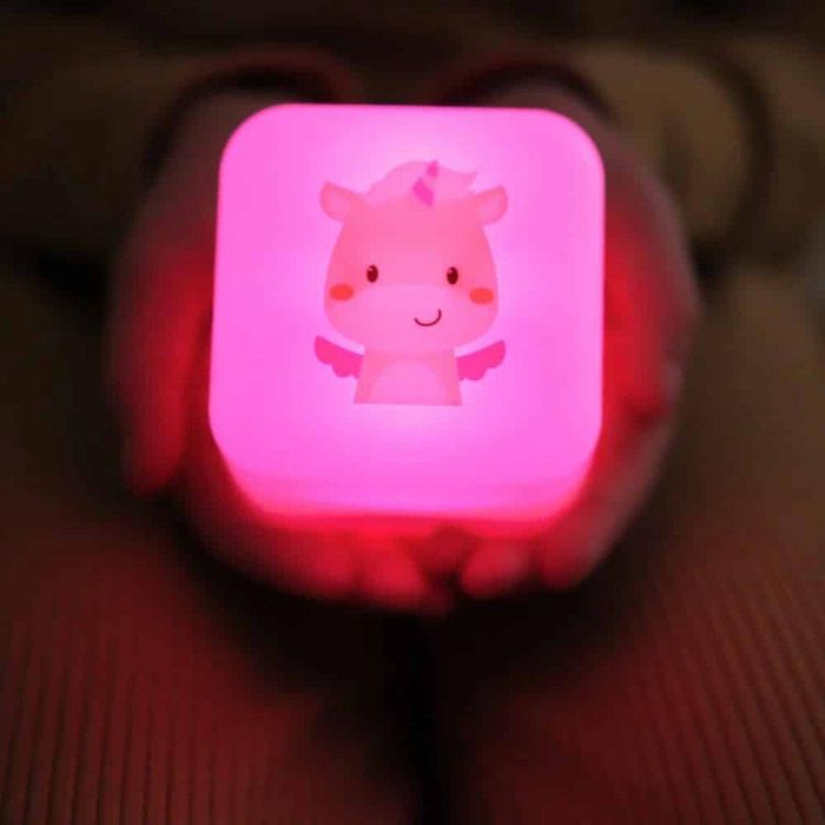 Cloud-B Cube B Nachtlampje Lily de Eenhoorn (CLB-CUBEB-UNI) - SPADT - speelgoed met advies