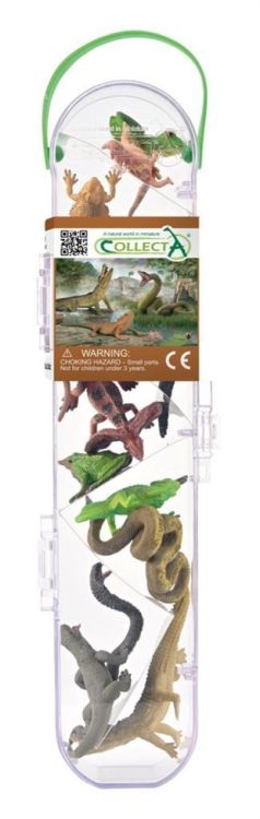 Collecta Mini 'Set met 12 Reptielen en Amfibieën' (3389114) - SPADT - speelgoed met advies