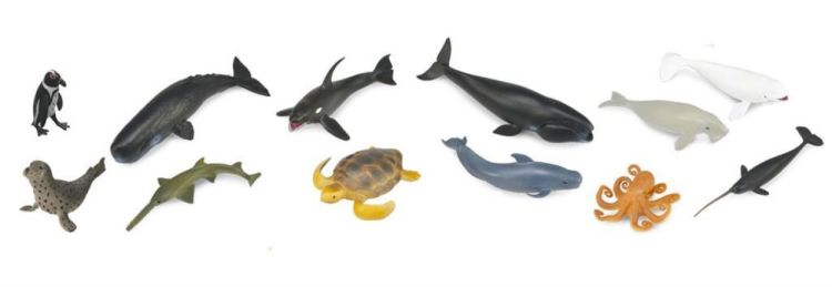 Collecta Mini 'Set met 12 Zeedieren (3389108) - SPADT - speelgoed met advies