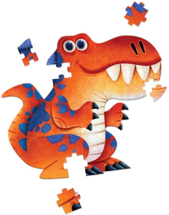 Crocodile Creek Jumbo Vormenpuzzel 'Dinosaurus' (CC29701) - SPADT - speelgoed met advies