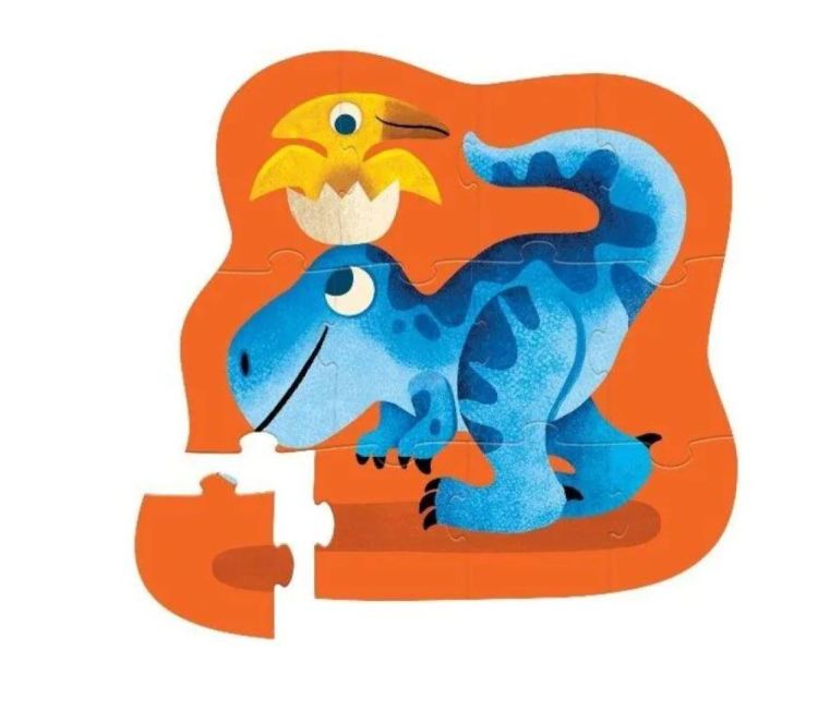Crocodile Creek Mini Puzzel Dino Friends (12) (CC41241) - SPADT - speelgoed met advies