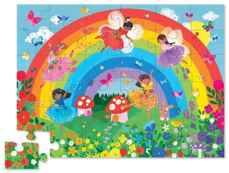 Crocodile Creek Vloerpuzzel 'Over de Regenboog' (36) (3191) - SPADT - speelgoed met advies