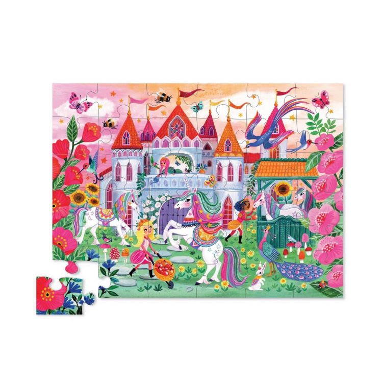 Crocodile Creek Vloerpuzzel 'Unicorn Castle' (36) (CC40919) - SPADT - speelgoed met advies