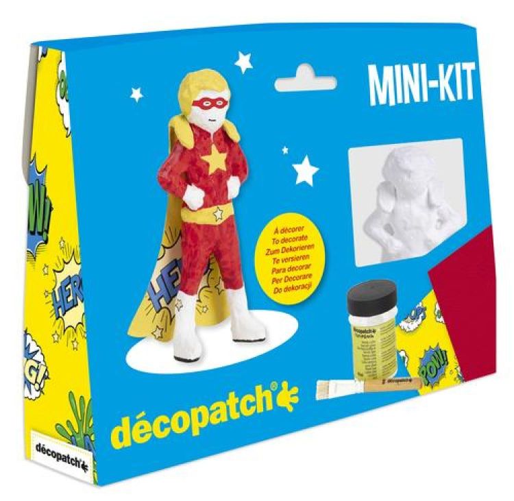 Decopatch Décopatch Mini Kit 'Superheld' (kit046c) - SPADT - speelgoed met advies