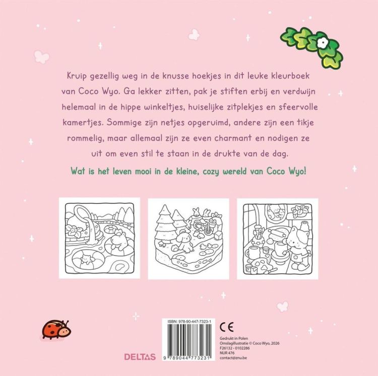 Deltas Uitgeverij Comfy Corner Cute & Cozy Kleurboek (0102286) - SPADT - speelgoed met advies