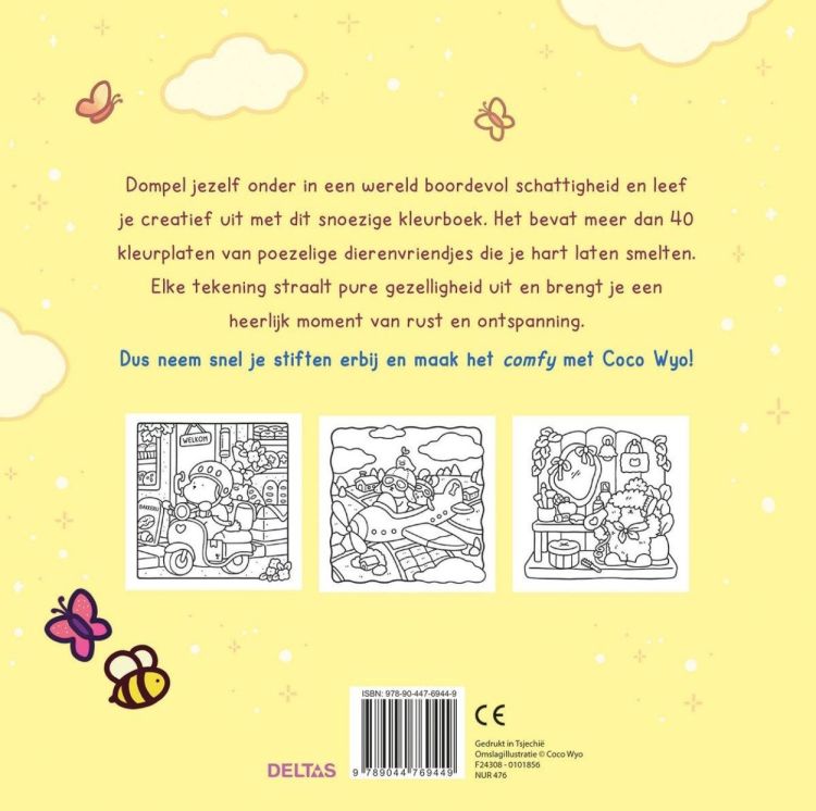 Deltas Uitgeverij Cozy Cuties Cute & Comfy Kleurboek (0101856) - SPADT - speelgoed met advies