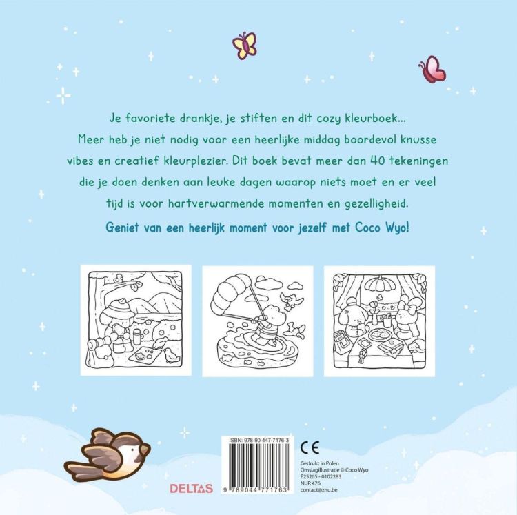 Deltas Uitgeverij Cozy Days Cute & Comfy Kleurboek (0102283) - SPADT - speelgoed met advies
