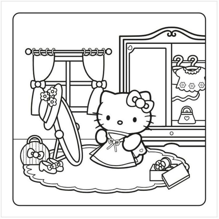 Deltas Uitgeverij Cute & Cozy Color Hello Kitty & Friends Kleurboek (0102294) - SPADT - speelgoed met advies