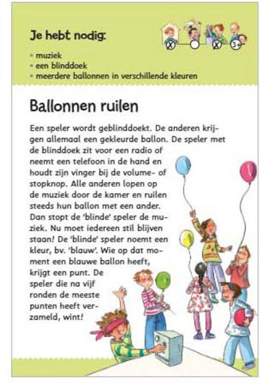 Deltas Uitgeverij De Allerleukste Spelletjes voor Kinderfeestjes (0362504) - SPADT - speelgoed met advies