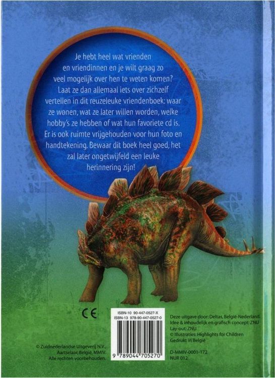 Deltas Uitgeverij Dino Vriendenboek (0521027) - SPADT - speelgoed met advies