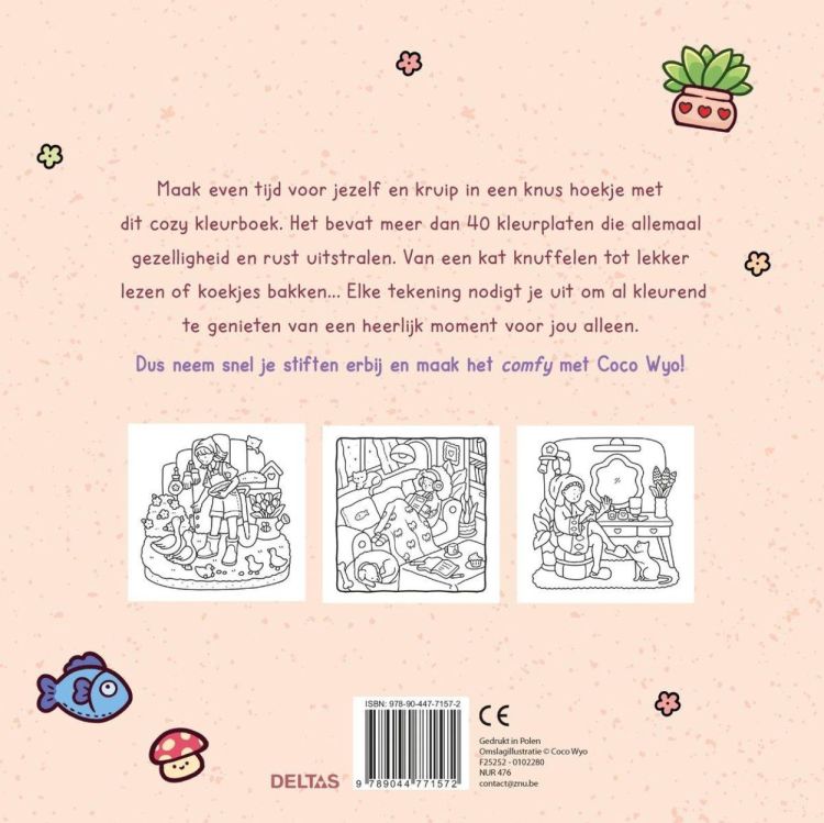Deltas Uitgeverij Girl Moments Cute & Comfy Kleurboek (0102280) - SPADT - speelgoed met advies