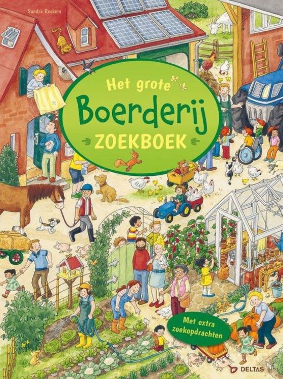 Deltas Uitgeverij Het Grote Boerderij Zoekboek (0580602) - SPADT - speelgoed met advies