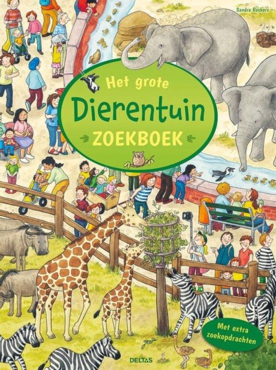 Deltas Uitgeverij Het Grote Dierentuin Zoekboek (0580601) - SPADT - speelgoed met advies