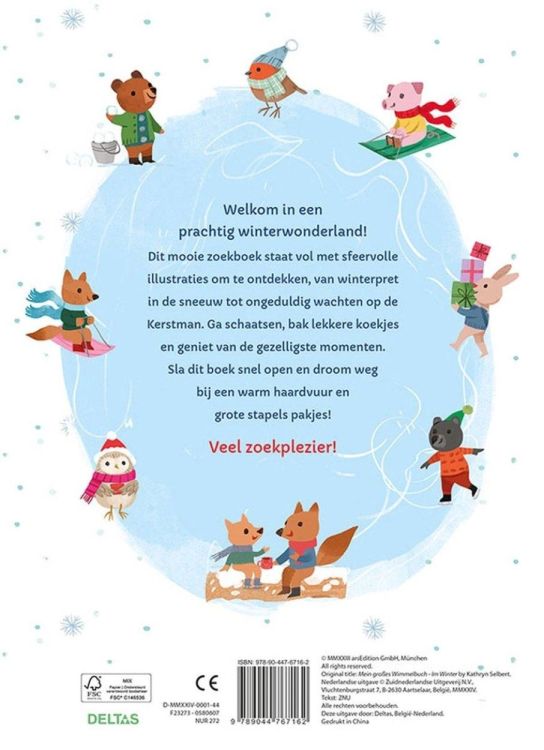Deltas Uitgeverij Het Grote Winterpret Zoekboek (0580607) - SPADT - speelgoed met advies