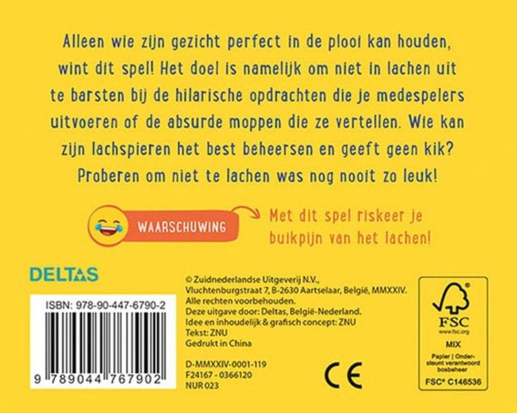 Deltas Uitgeverij Laat me niet Lachen (0366120) - SPADT - speelgoed met advies