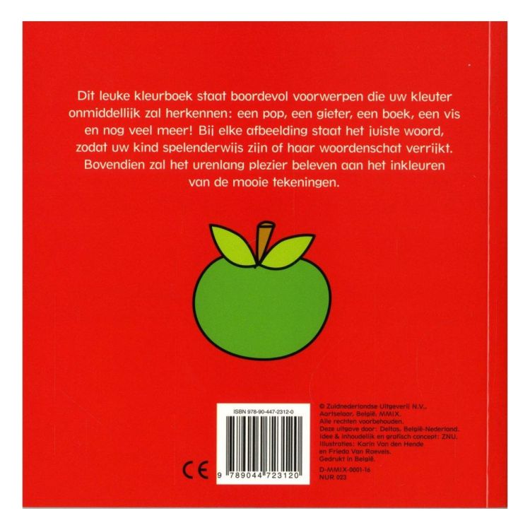 Deltas Uitgeverij Mijn eerste Woordjes Kleurboek (0690813) - SPADT - speelgoed met advies