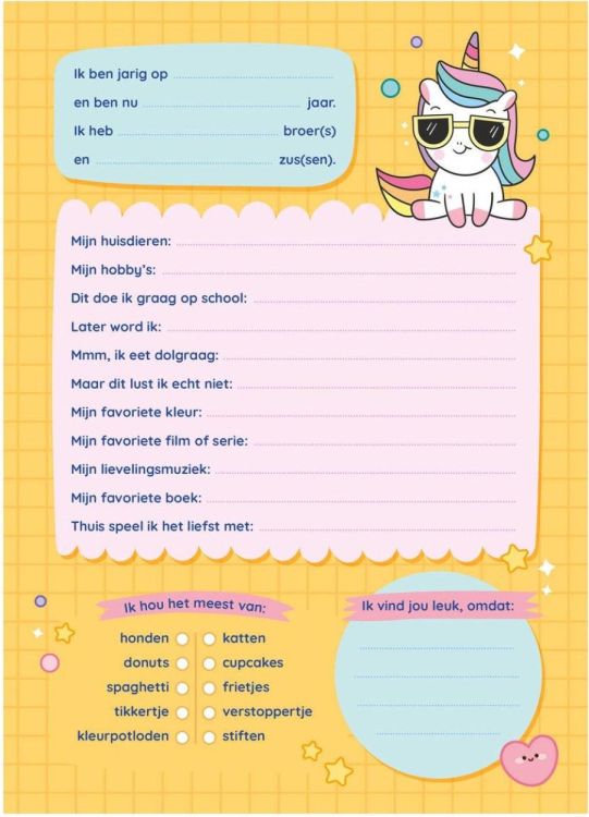 Deltas Uitgeverij Vriendenboek Ik hou van Kawaii (0521059) - SPADT - speelgoed met advies