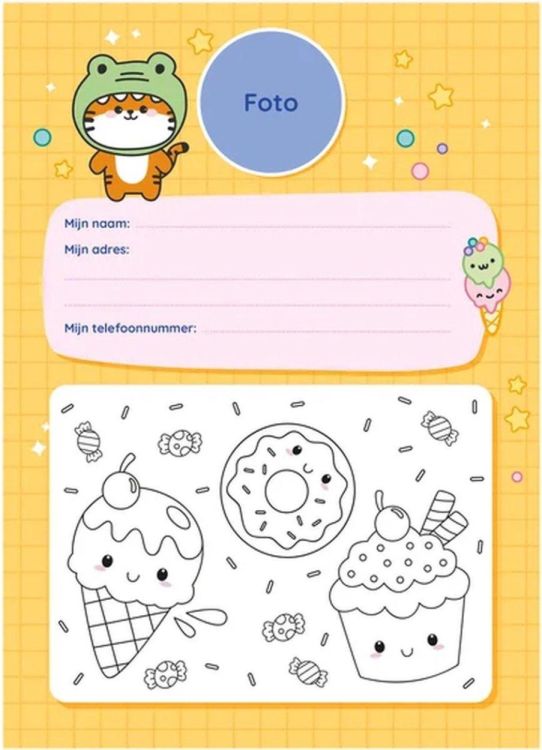 Deltas Uitgeverij Vriendenboek Ik hou van Kawaii (0521059) - SPADT - speelgoed met advies