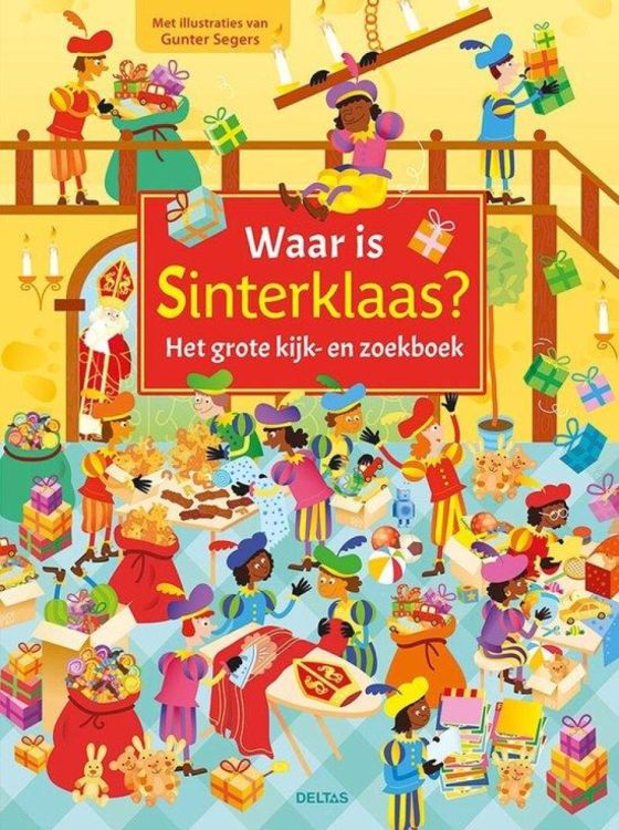 Deltas Uitgeverij Waar is Sinterklaas Grote Kijk -en Zoekboek (0585005) - SPADT - speelgoed met advies